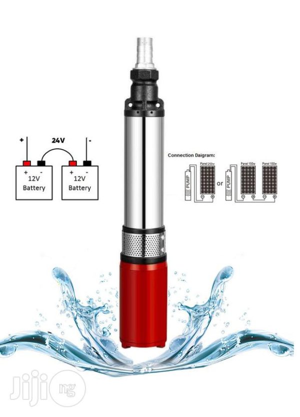 DC Solar Water Submersible Pump + Inbuilt Controller Rated