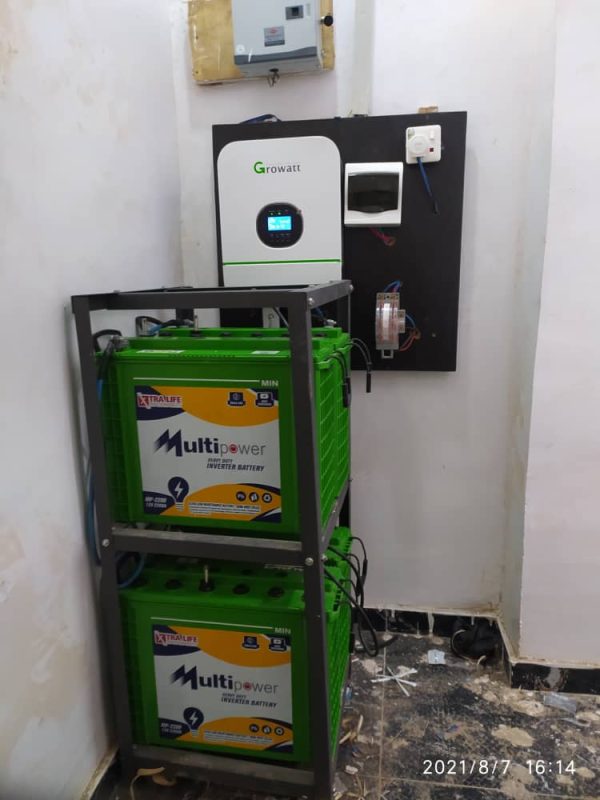 5KVA Hybrid Solar Inverter Solution Installation