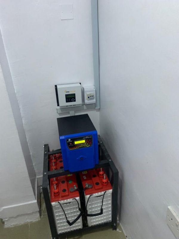 1.7KVA/24V Inverter With 2 Super Strong Battery Installation