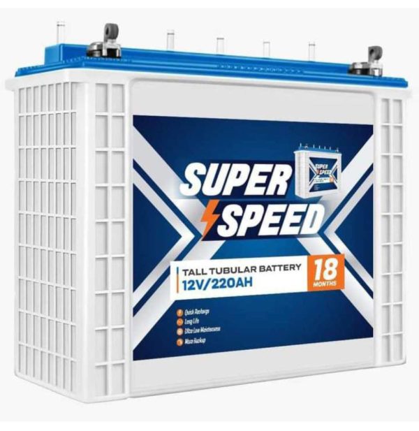 Super Speed 12V 220AH Tubular Battery