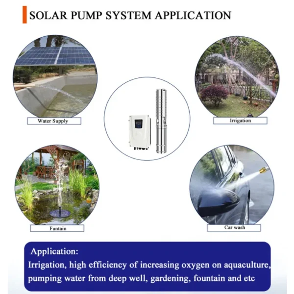 Hybrid 3HP DC AC Solar Powere High Pressure Pump Plastic Impeller Solar Agricultural Solar Irrigation Deep Well Pump - AliExpress 13 - Image 3