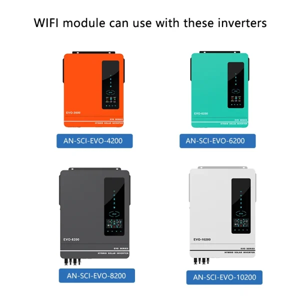 WiFi Module Wireless Device With RS485 /RS232 Port Remote Monitoring For Off Grid Hybrid Solar Power Inverter 4.2KW 6.2KW 10.2KW - AliExpress 13 - Image 5