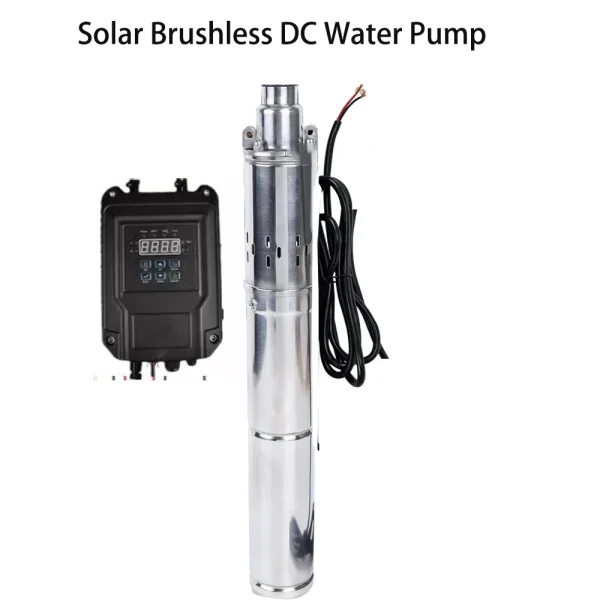 750W Solar water pump with MPPT controller Max Head 140M With liquid level sensor kit solar DC brushless water pump 2000L/H - AliExpress - Image 4