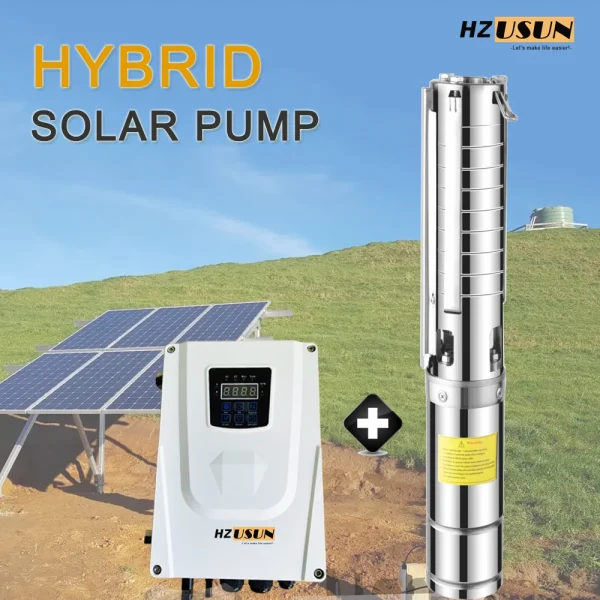 2HP Hybrid DC AC Solar Powered High Pressure Farm Pump Solar Agricultural Drip Irrigation Sprinkler Booster Water Pumps for Sale - AliExpress 13