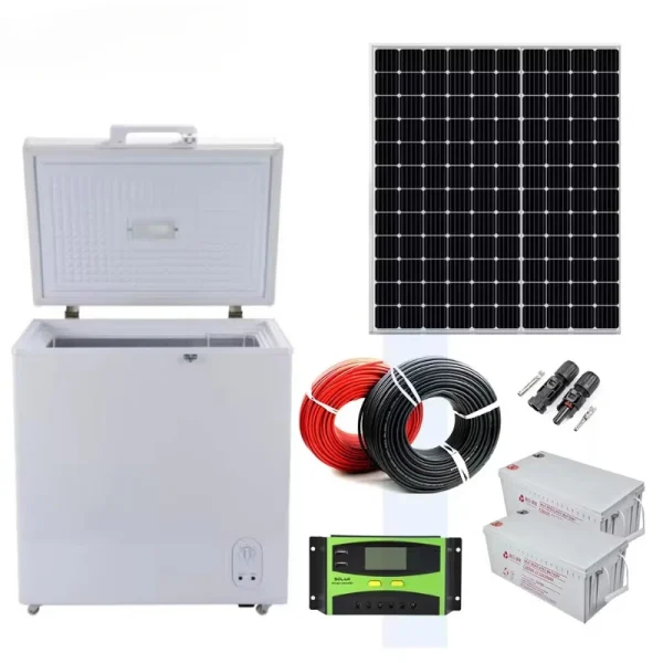 150L 12v/24v dc NEW Design solar fridge freezer Refrigerator With solar panel and batteries - AliExpress 1420 - Image 4