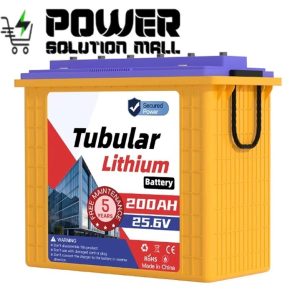 24v 200ah (5.12kwh) Tubular Lithium Ion Battery