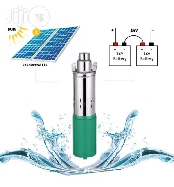 Submersible DC Solar Water Pump + Inbuilt Controller