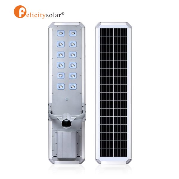 80W All in one solar street light with camera