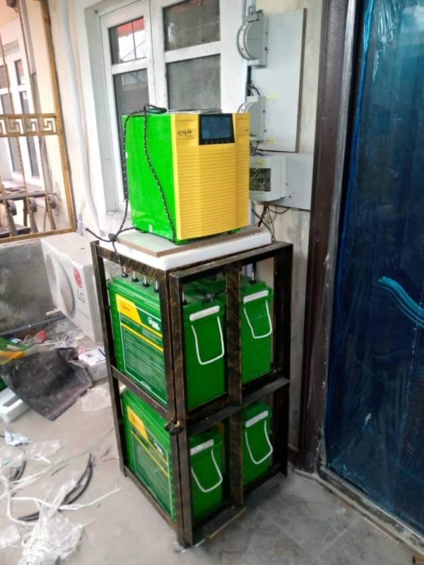 4KVA Inverter 4 X 12V 220AH Battery Complete Installation