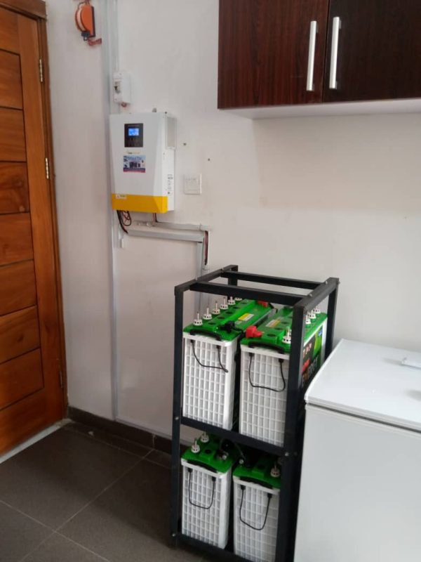 5KVA/48V Inverter 4 X 12V 220AH Battery grid-tie Complete Installation