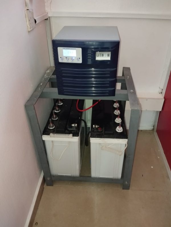 2kva Inverter With 2 Super Strong Battery Installation