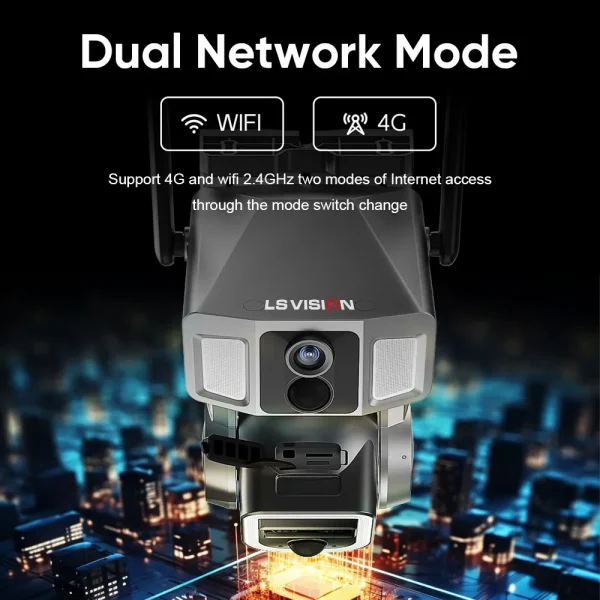 LS VISION 12MP 6K 10X Zoom Dual Screen Solar Camera Outdoor 4G/WiFi 2 In 1 Three Lens Dual PIR Detection Auto Tracking CCTV Cam - AliExpress 30 - Image 3