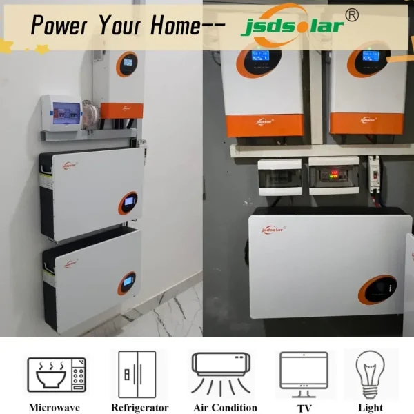 Jsdsolar Lithium Ion Battery 10Kwh Lifepo4 Battery 48V 200Ah Home Solar Energy Systems - Image 4