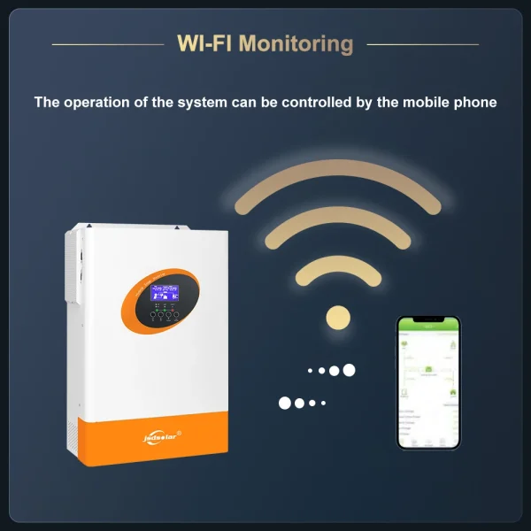 New jsdsolar 5.5KW Hybrid Solar Inverter 48V 220V MPPT 100A Solar Charger Pure Sine Wave Solar Inversor With Parallel& WIFI - Image 2