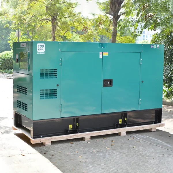 EPA Denyo Powered By Cummins Engine 100kva Standby Electric Dynamo 80kw Diesel Generator - Image 2