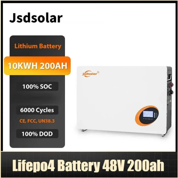 Jsdsolar Lithium Ion Battery 10Kwh Lifepo4 Battery 48V 200Ah Home Solar Energy Systems - Image 3