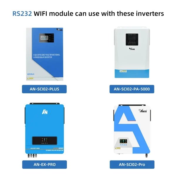 WiFi Module Wireless Device With RS485 /RS232 Port Remote Monitoring For Off Grid Hybrid Solar Power Inverter 4.2KW 6.2KW 10.2KW - AliExpress 13 - Image 6